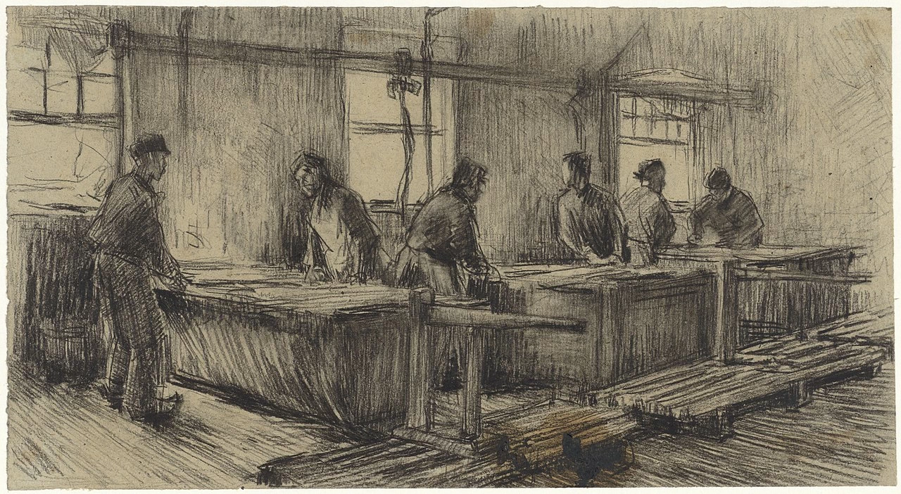 I raschietti nella tintoria del cotone - Rijksmuseum Amsterdam